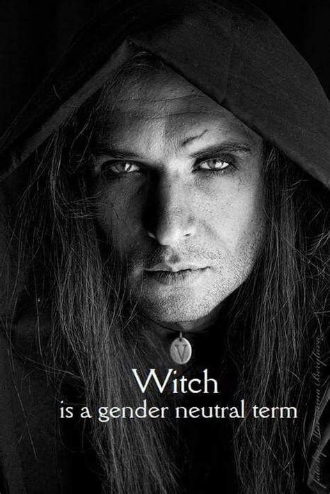What is the term for a male witch